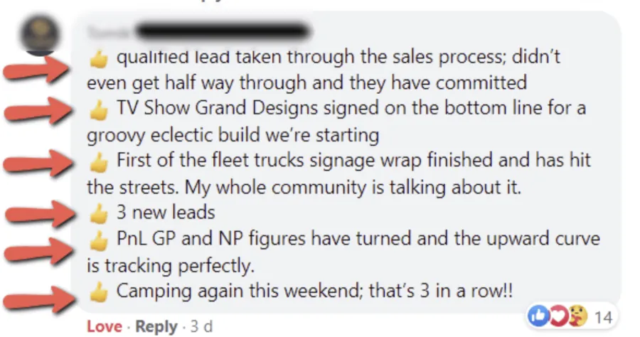 Builder win shared in The Professional Builder community
