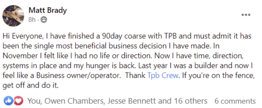 Builder win shared in The Professional Builder community